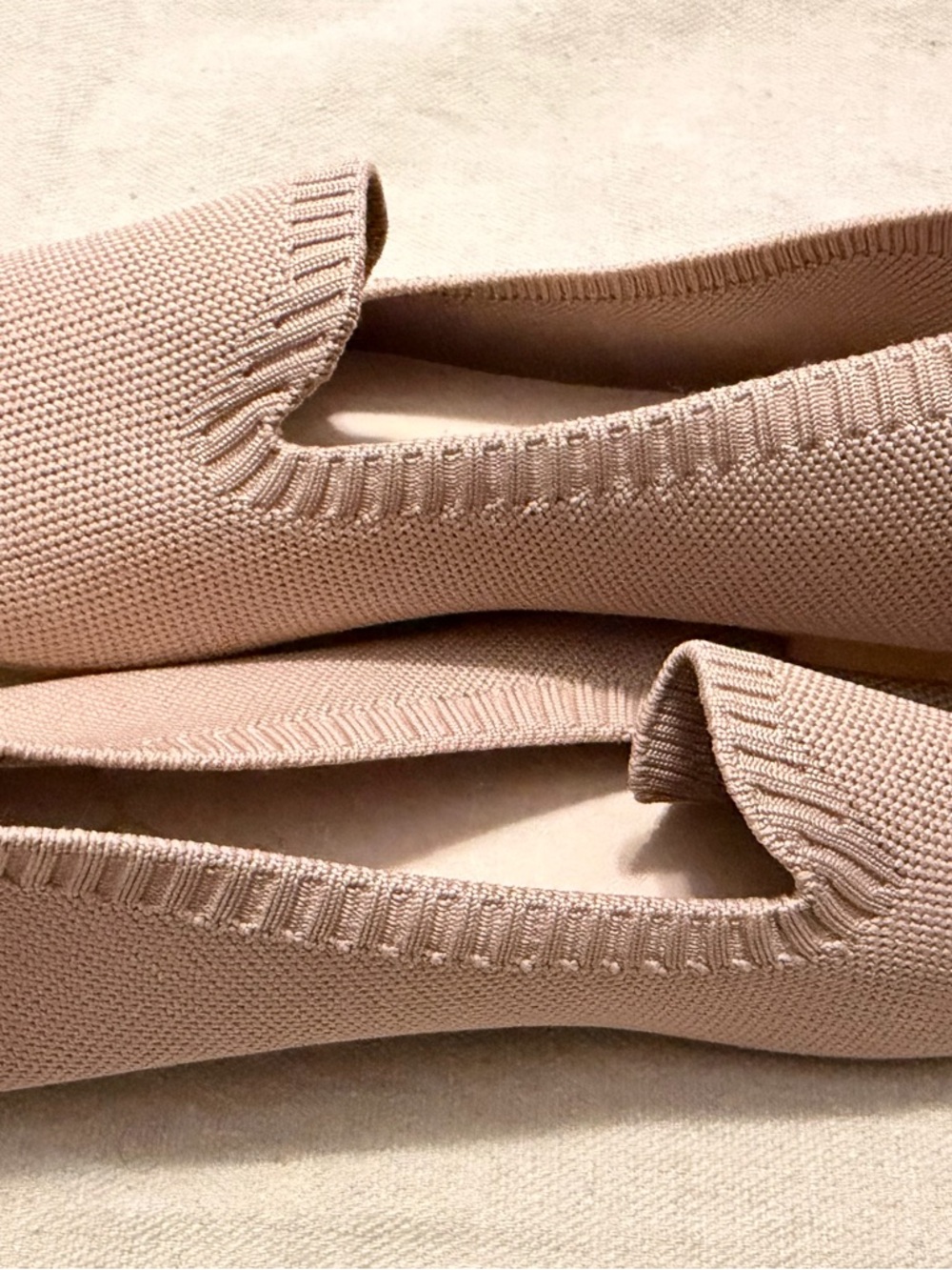 Danskin Knit Slip-On Loafers in Khaki/Tan color - Picture 2 of 6
